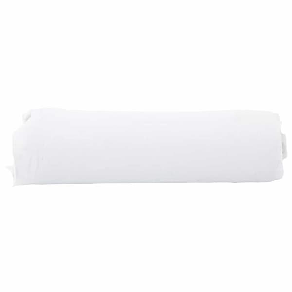 vidaXL Ogräsduk 1x10 m polyesterfiber vit
