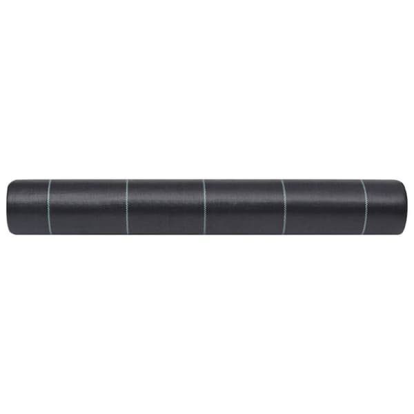 vidaXL ukrudtsdug 1x10 m PP mat sort -  Ukrudtsduge