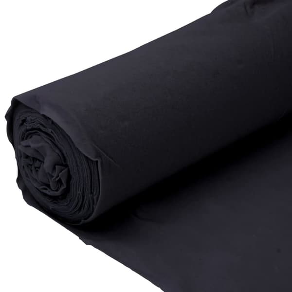 vidaXL Ogräsduk 1x50 m polyesterfiber svart -  Trädgårdstyg