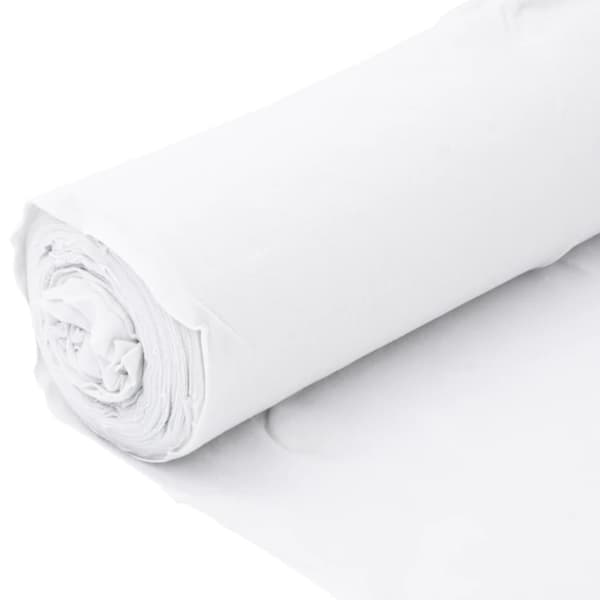 vidaXL Ogräsduk 1x10 m polyesterfiber vit -  Trädgårdstyg