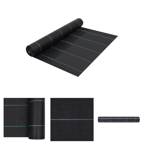 The Living Store ukrudtsdug 2x25 m PP sort - Ukrudtsduge