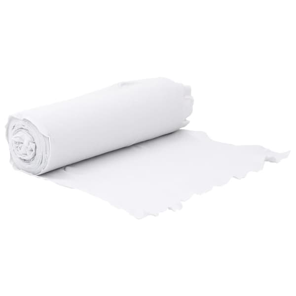 The Living Store Ogräsduk 1x50 m polyesterfiber vit -  Trädgårdstyg