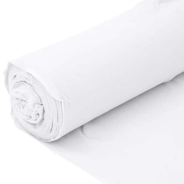 The Living Store ukrudtsdug 1x50 m polyesterfibre hvid -  Ukrudtsduge