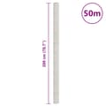 Miniatyrbilde 8 av 8: vidaXL Kontrollmatte for ugress hvit 2x50 m PP