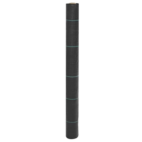 vidaXL ukrudtsdug 1x100 m PP sort