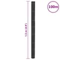 Miniatyrbilde 8 av 8: vidaXL Kontrollmatte for ugress svart 1,5x100 m PP