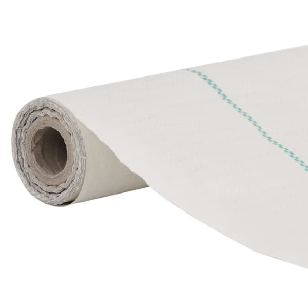 vidaXL Kontrollmatte for ugress hvit 1,5x150 m PP