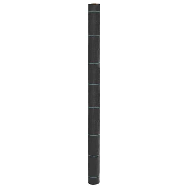 vidaXL ukrudtsdug 1,5x50 m PP sort