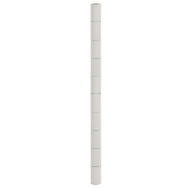 vidaXL Kontrollmatte for ugress hvit 2x150 m PP