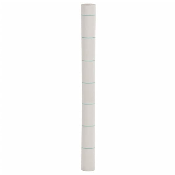 vidaXL Ogräsmatta vit 1,5x200 m PP
