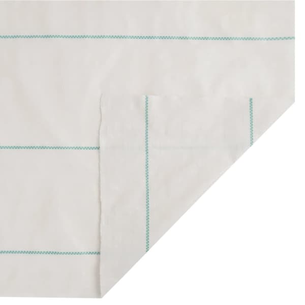 vidaXL Ogräsmatta vit 2x5 m PP