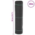 Miniatyrbillede 8 af 8: vidaXL ukrudtsdug 0,5x10 m PP sort
