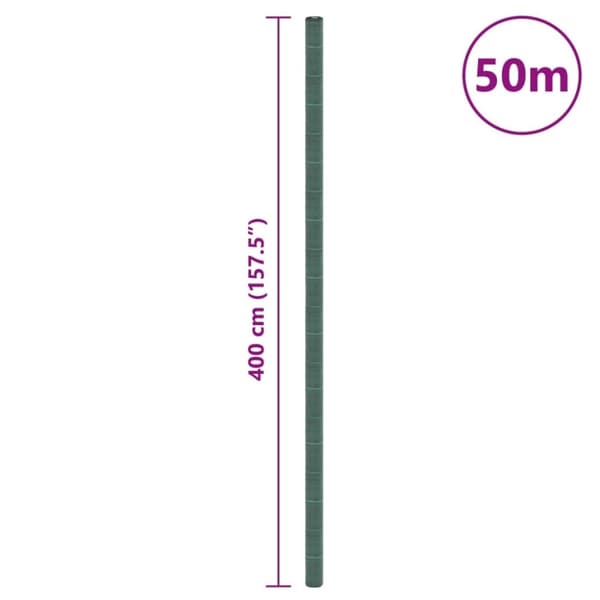 vidaXL ukrudtsdug 4x50m PP grøn