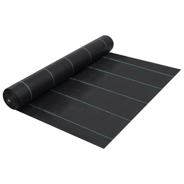 Ogräsmatta svart 2x50 m PP