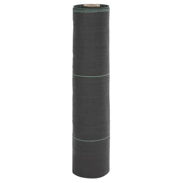 Ogräsmatta svart 0,5x10 m PP