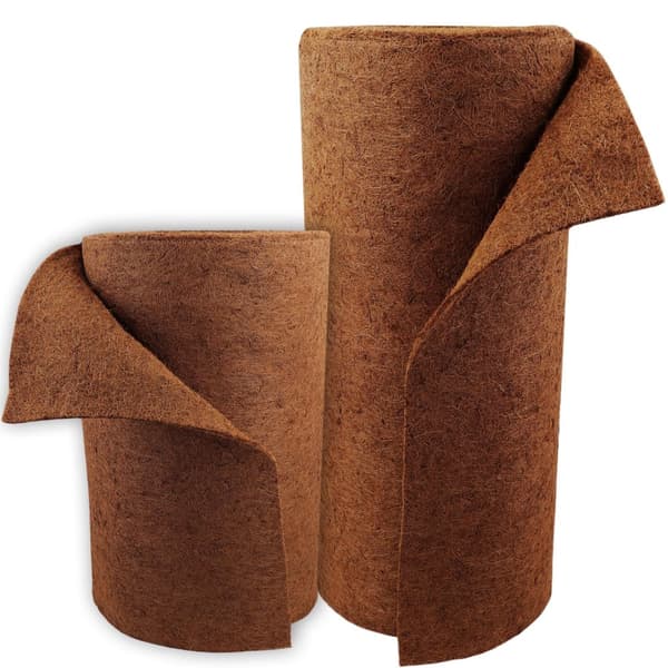 10 m Kokosfibermåtte Vinterbeskyttelse Skråmåtte Kokosfibermåtte 800 g/m² 0,5 m bred