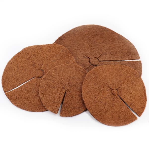 1 Coconut Mulching-skive 30 cm Kokosfibermåtte Kokosfiber Plantebeskyttelsesmåtte Kokosnød