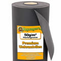 Miniatyrbillede 1 af 6: 56 m² Havefleece Ukrudtsbekæmpelsesstof Mulchstof Fleece 50 g 1,6 m bred