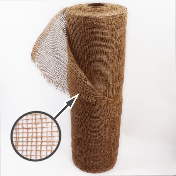 65 m x 1 m Jutestof 105 g/m² Jutemåtte Havejute Jutestof Jutebånd Jutebånd