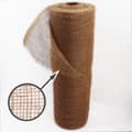 Miniatyrbillede 2 af 9: 65 m x 1 m Jutestof 105 g/m² Jutemåtte Havejute Jutestof Jutebånd Jutebånd