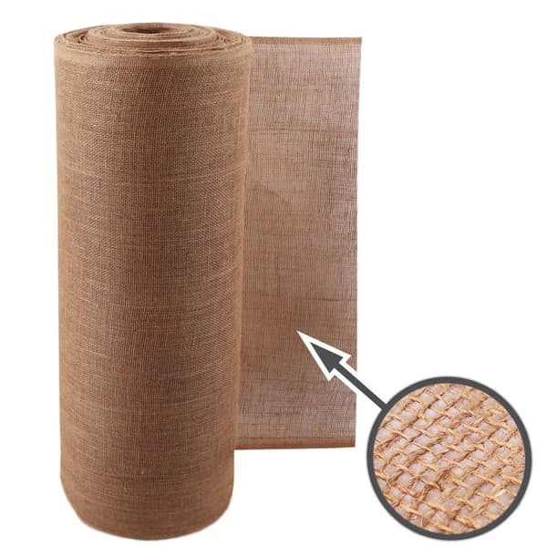 20 m x 1 m Juuttikangas 215 g/m² Juuttimatto Puutarhajutti Juuttikangas Säkkikangas Juuttinauha