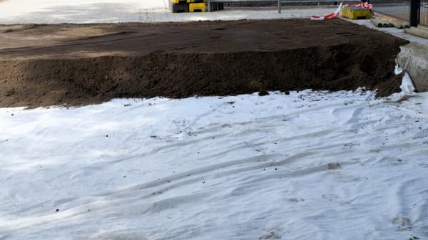 250 m² Puutarhafleece Rikkakasvien torjuntakangas Viemäröintifleece 150 g 1 m leveä
