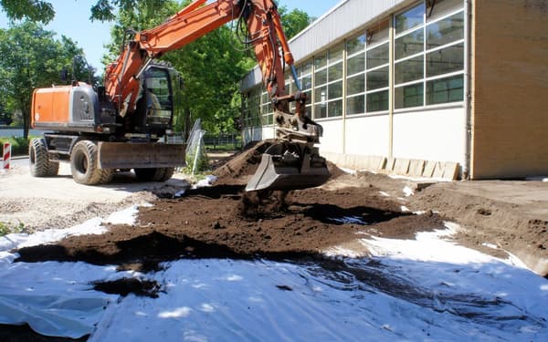 250 m² Puutarhafleece Rikkakasvien torjuntakangas Viemäröintifleece 150 g 1 m leveä