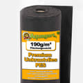 Miniatyrbild 1 av 5: 150 m² Ogräsbekämpningstyg Trädgårdsfleece Mulchtyg Ogräsbekämpningsmembran 190 g 1 m bred PES