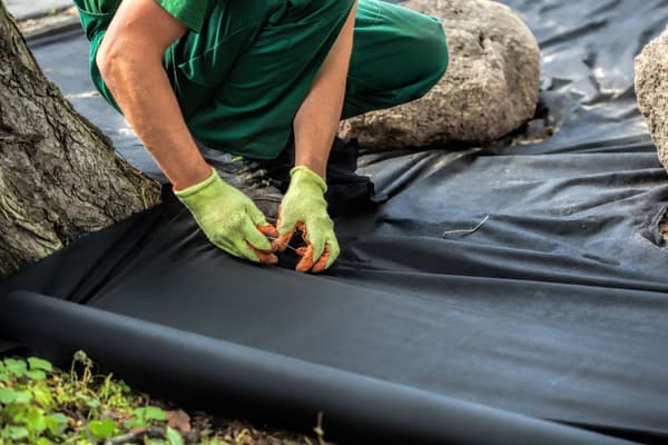 275 m x 1 m Ukrudtsbekæmpelsesstof UV stabilt med 2 overflader Havefleece Mulchstof PES/PP