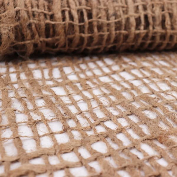 29 m x 1,20 m Hældningsmåtte Bankmåtte til Pond liner Jute stof 500 g 1,2 m b.