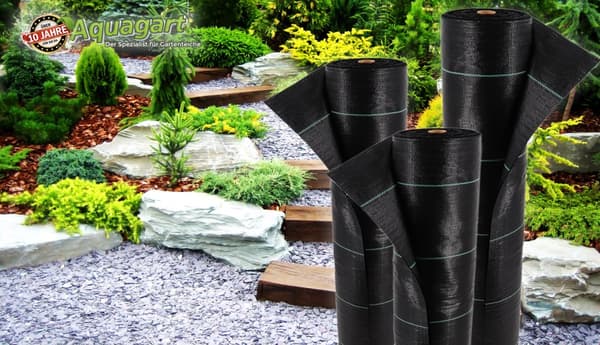 176 m² Ukrudtsbekæmpelsesmembran Ukrudtsforing Mulch liner 100 g 1,65 m bred