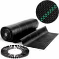 Miniatyrbillede 4 af 7: Have agrotekstil 1,6 mx 50 m 90 g/m2 + 50 Plonos stifter - sort