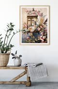 Miniatyrbild 5 av 6: Diamantbroderi Glad Kakadua 45x55 cm