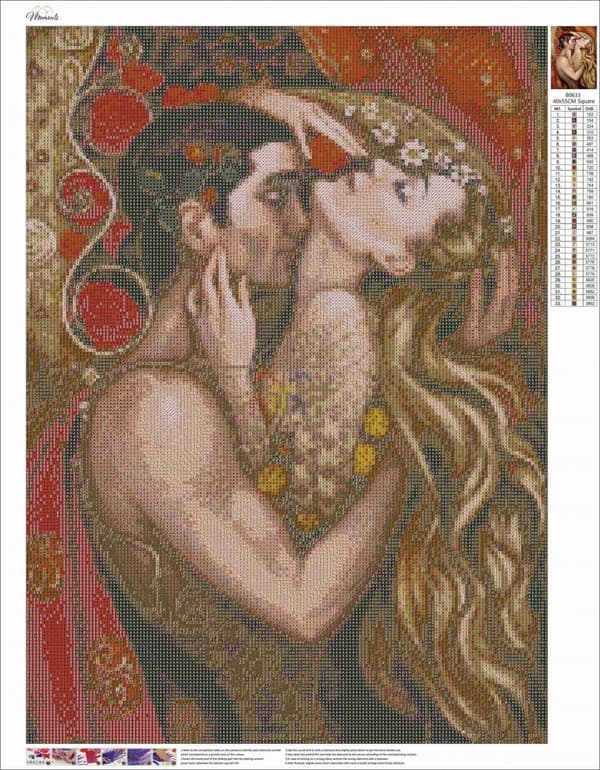 Diamantbroderi Par Passion 45x60 cm K