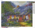 Miniatyrbild 3 av 6: Diamantbroderi Sagohus 45x55 cm K
