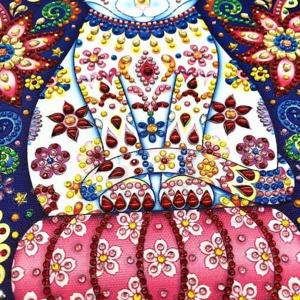 Diamantbroderi Fokuseret Kat 30x30 cm