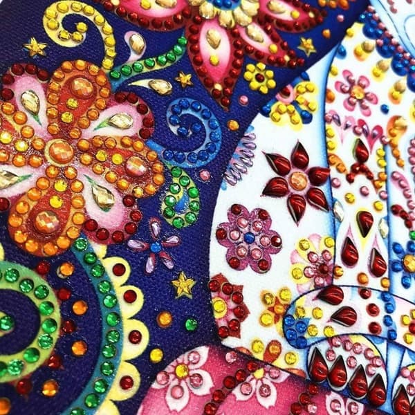 Diamantbroderi Fokuseret Kat 30x30 cm