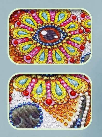 Diamantbroderi Glad Chihuahua 30x30 cm