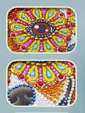 Miniatyrbillede 3 af 6: Diamantbroderi Glad Chihuahua 30x30 cm