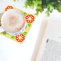 Miniatyrbild 4 av 5: Diamantbroderi - Glasunderlägg - Fyrkantiga 6 st - Mandalas 4