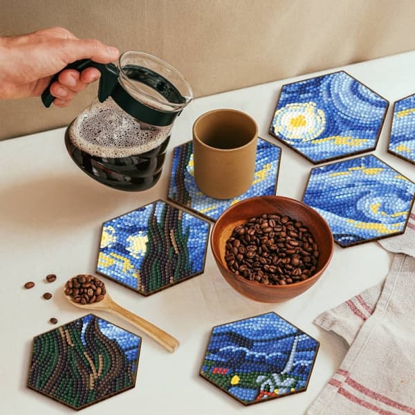 Diamantbroderi - Underlägg - Bikake - Målning