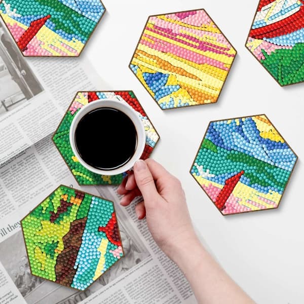 Diamantbroderi - Bordskåner - Honeycomb - Båd
