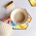 Miniatyrbillede 5 af 7: Diamantbroderi - Bordskåner - Honeycomb - Båd