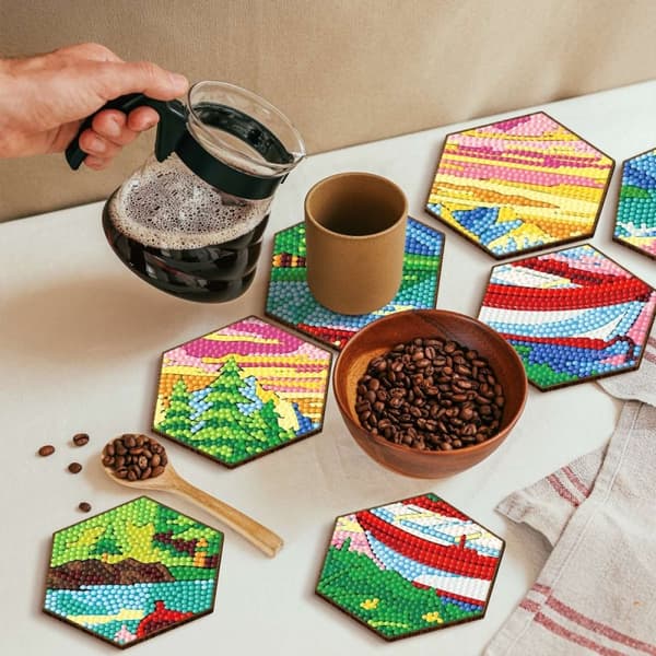 Diamantbroderi - Bordskåner - Honeycomb - Båd