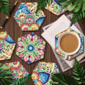 Pikkukuva 3 / 7: Timanttikirjonta - Lasinalus - Hunajakenno - Mandala 2