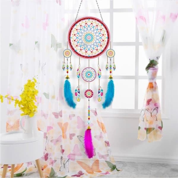 Diamant Drømmefanger Broderi - Mandala