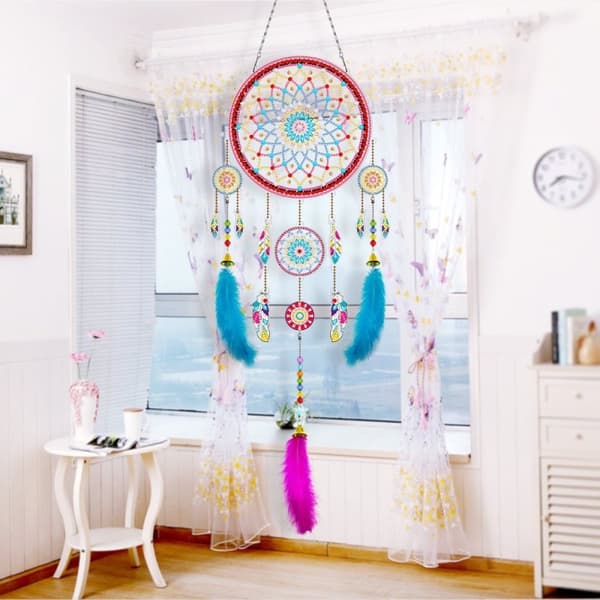 Diamant Drømmefanger Broderi - Mandala