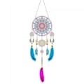 Miniatyrbillede 2 af 8: Diamant Drømmefanger Broderi - Blå Mandala