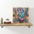 Miniatyrbild 5 av 5: Diamantbroderi Solig Uggla 30x30 cm