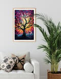 Miniatyrbillede 4 af 4: Diamantbroderi Eksplosion af Farver 45x65 cm